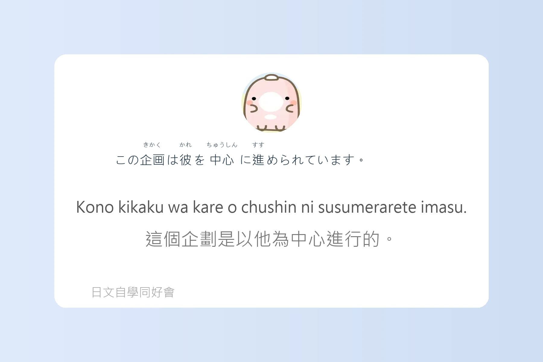 JLPT常考N4日文學習卡片62