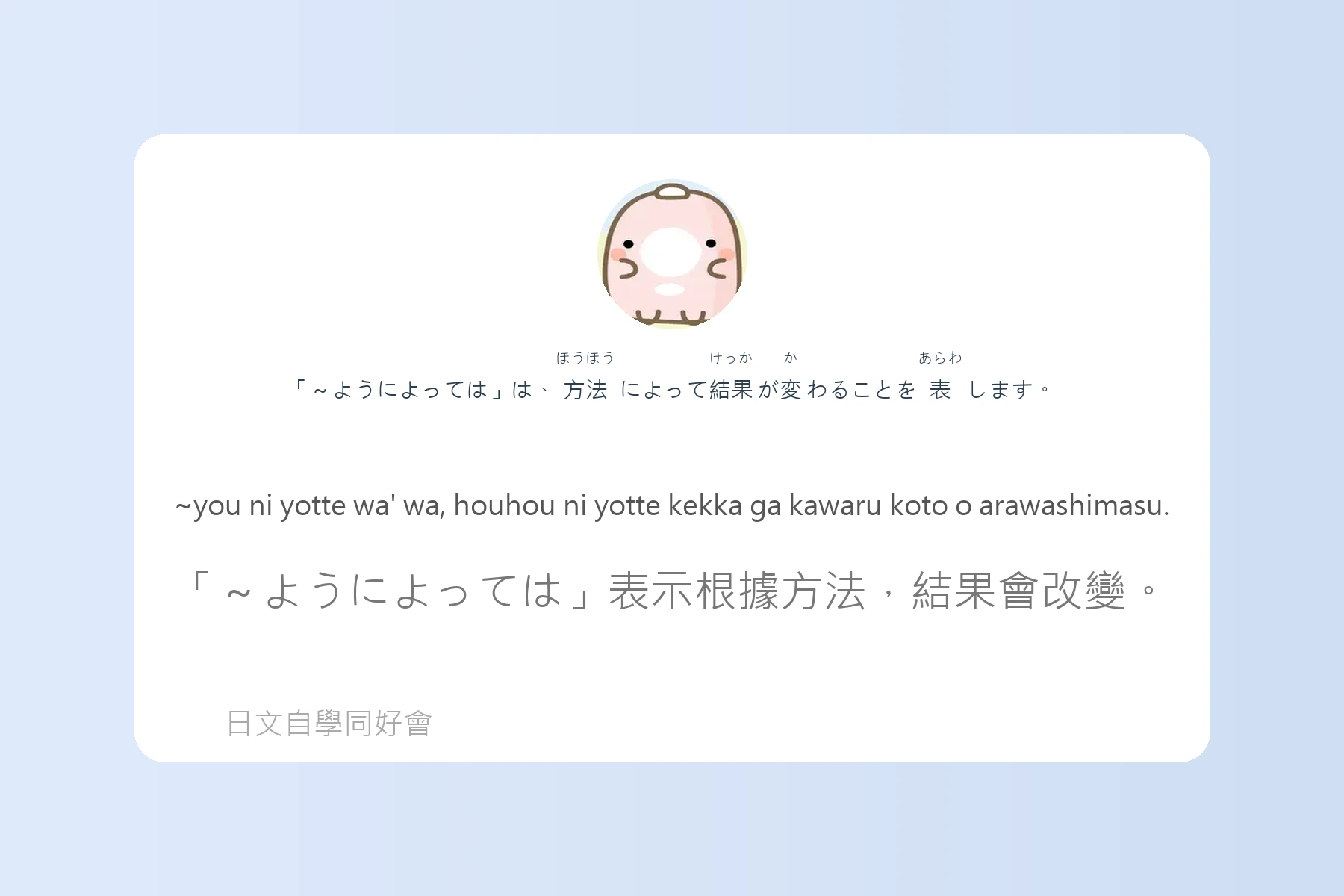搞懂這些就能秒變日語達人卡片85