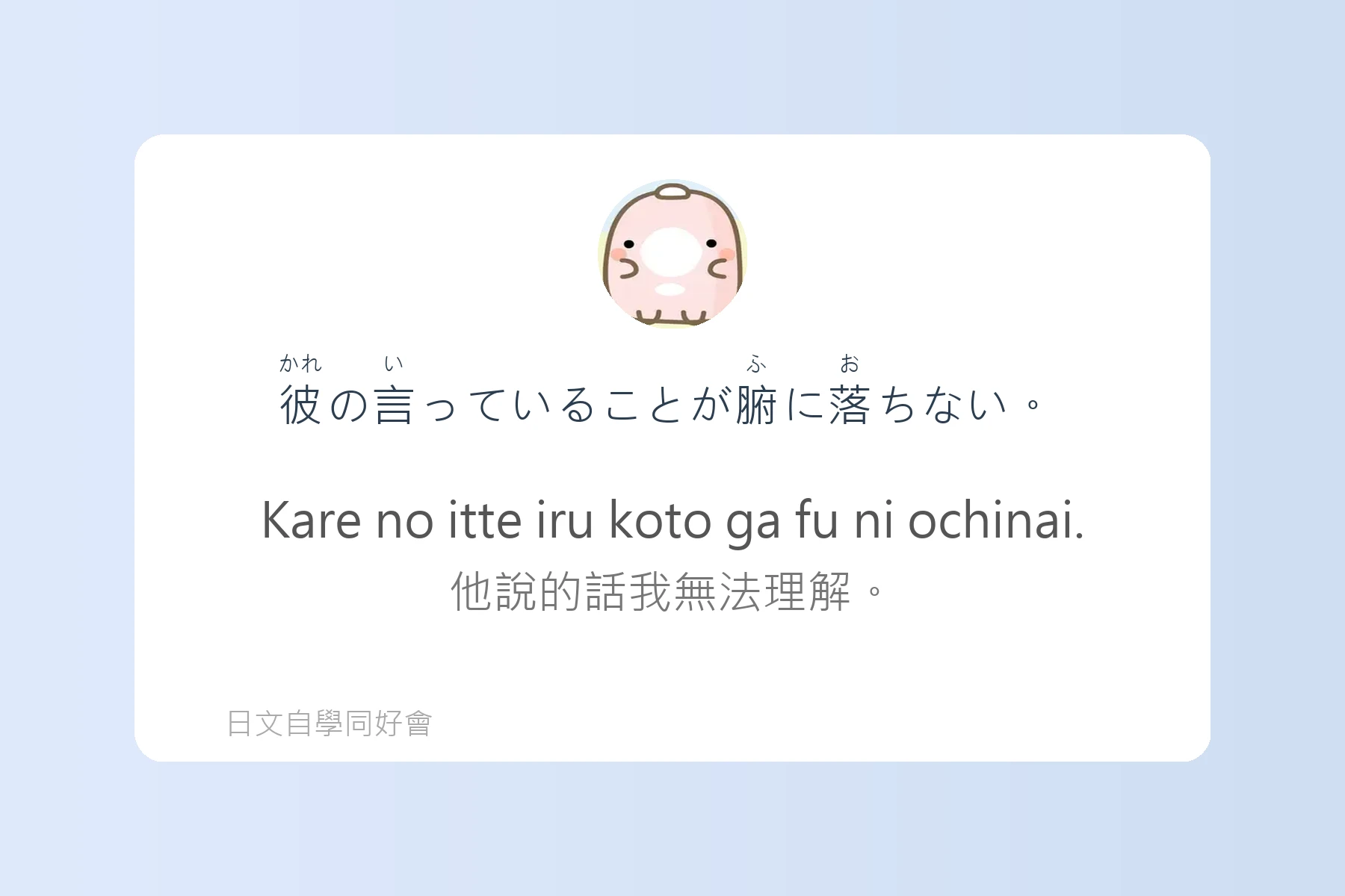 日本生活慣用語全攻略卡片51